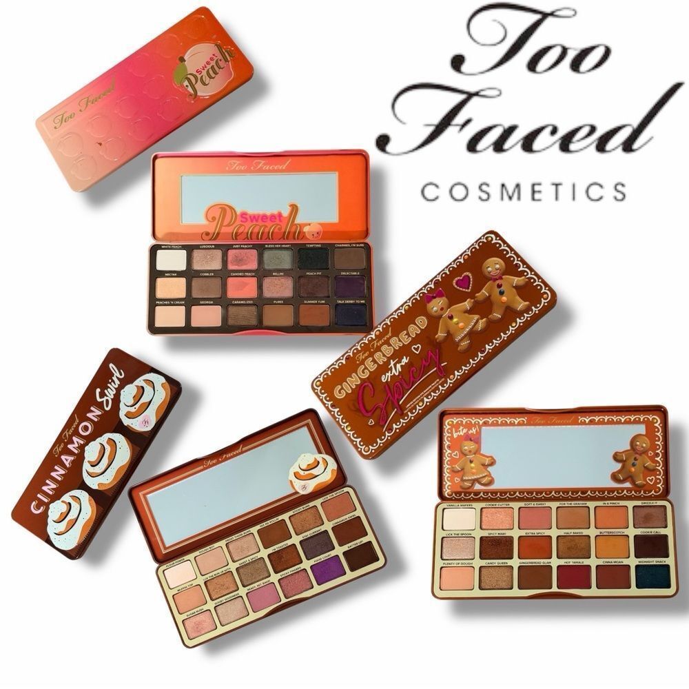 Too Faced Three Eyeshadow Collection - Peach, Gingerbread, Cinnamon